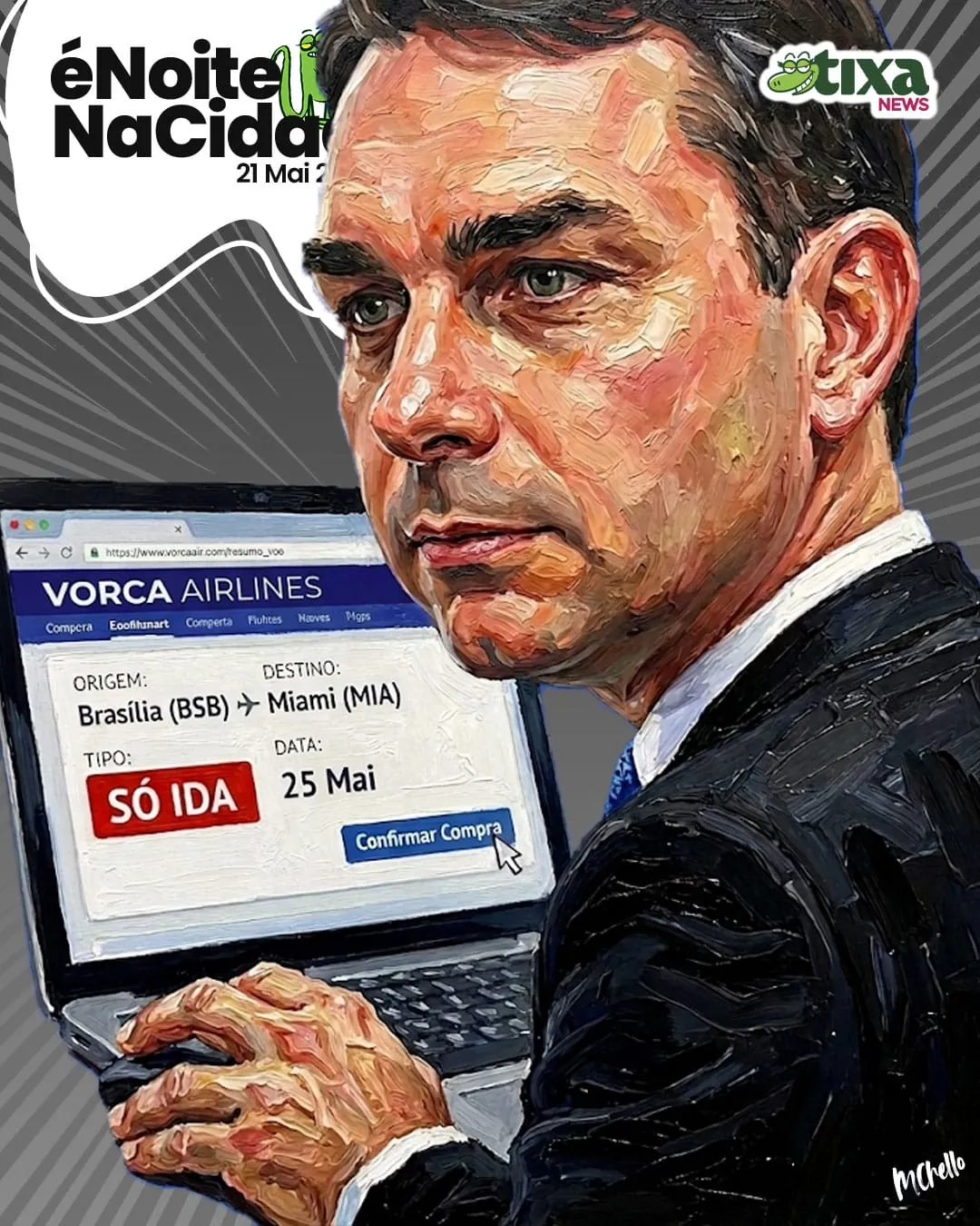 Capa: Encontro com Trump?