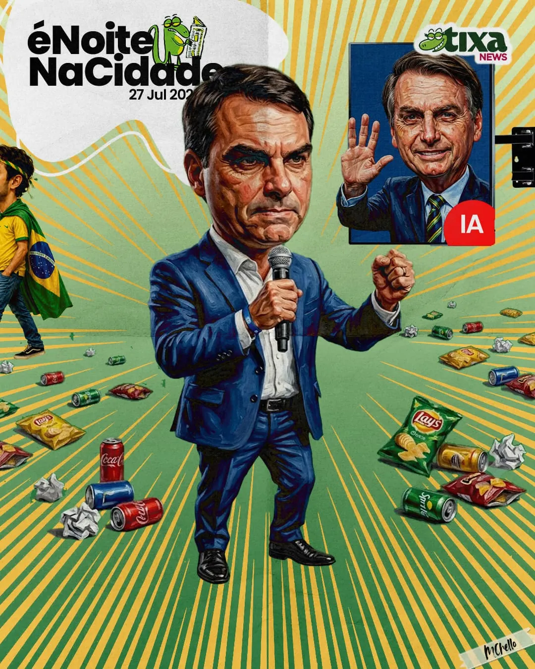 Capa: Os fiéis infiéis da convenção do Flavitcho