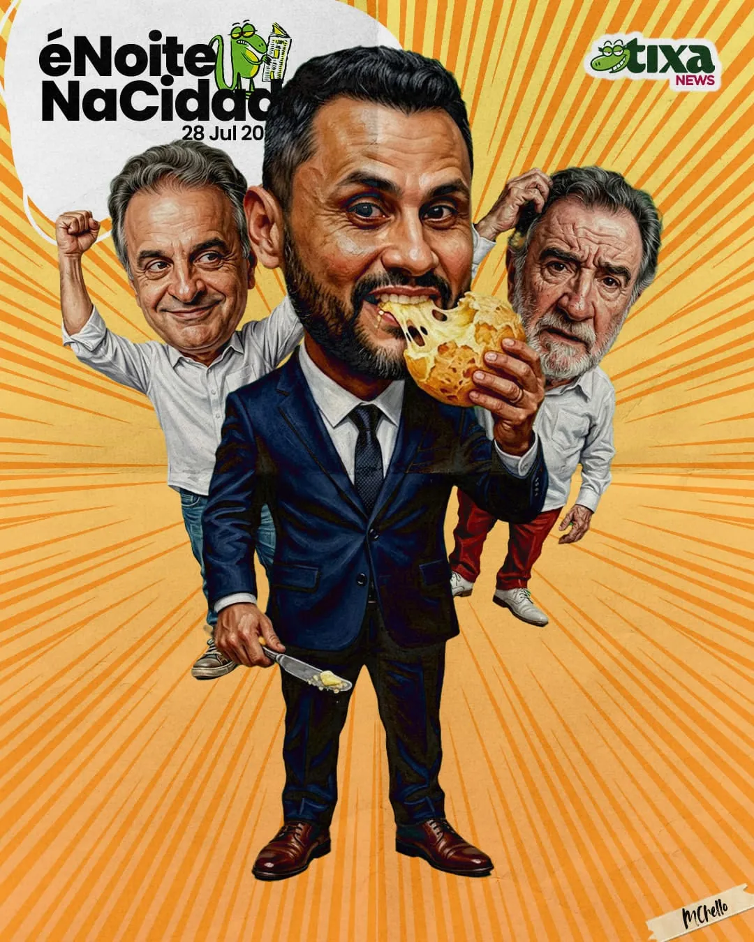 Capa: Minas com a faca e o pão de queijo na mão