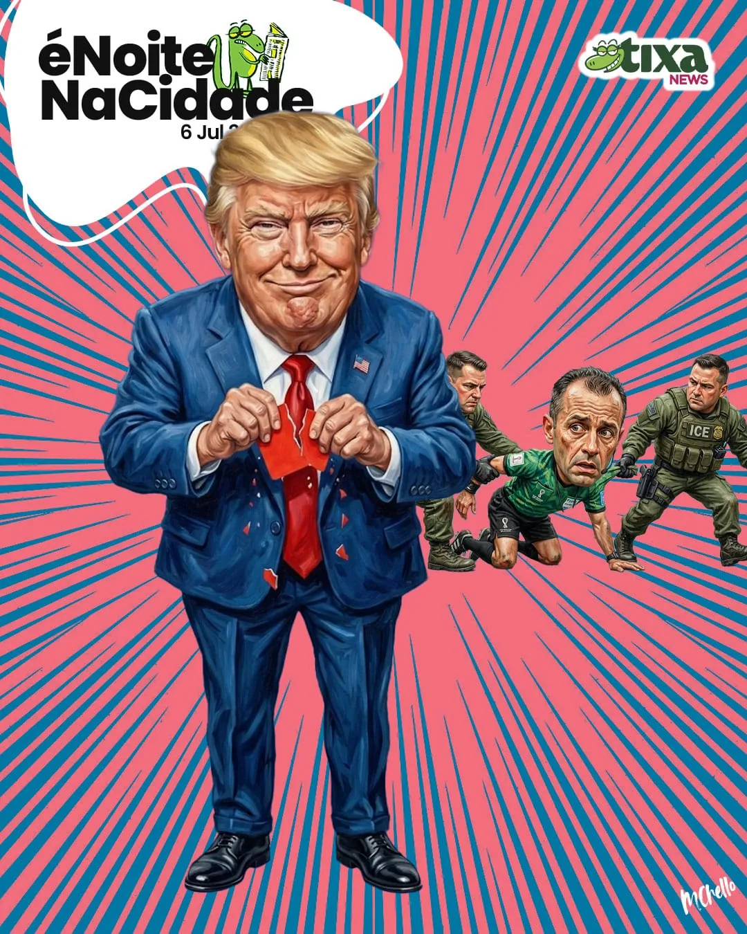 Capa: Trump, cancela a Copa? Obrigada.
