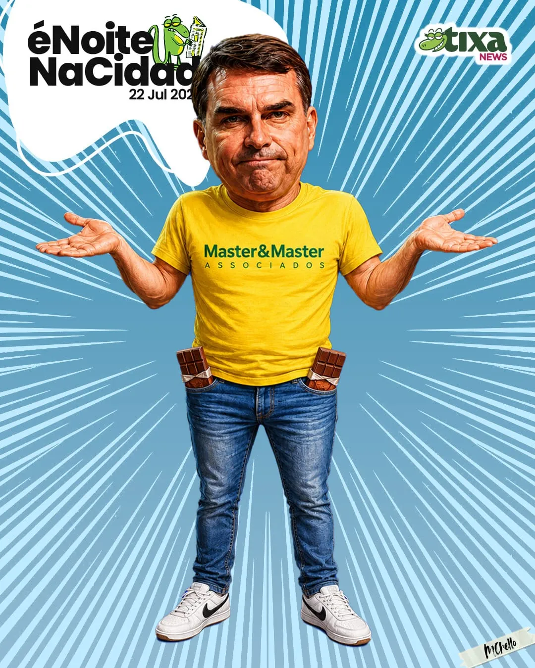 Capa: Mais uma do Flavitcho com Vorcaro