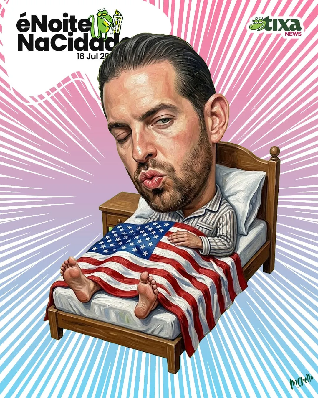 Capa: O embaixador que estava dormindo