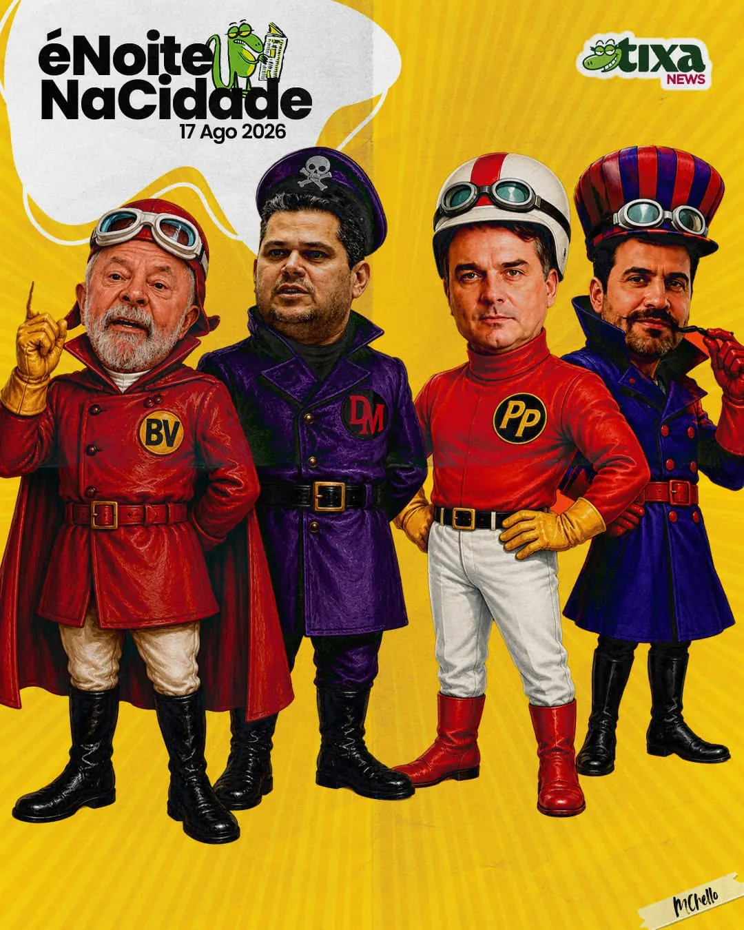 Capa: Corrida maluca: #partiueleição