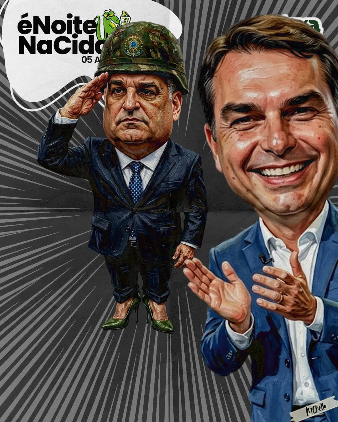 Capa: A vice do Flavitcho Bolsonaro