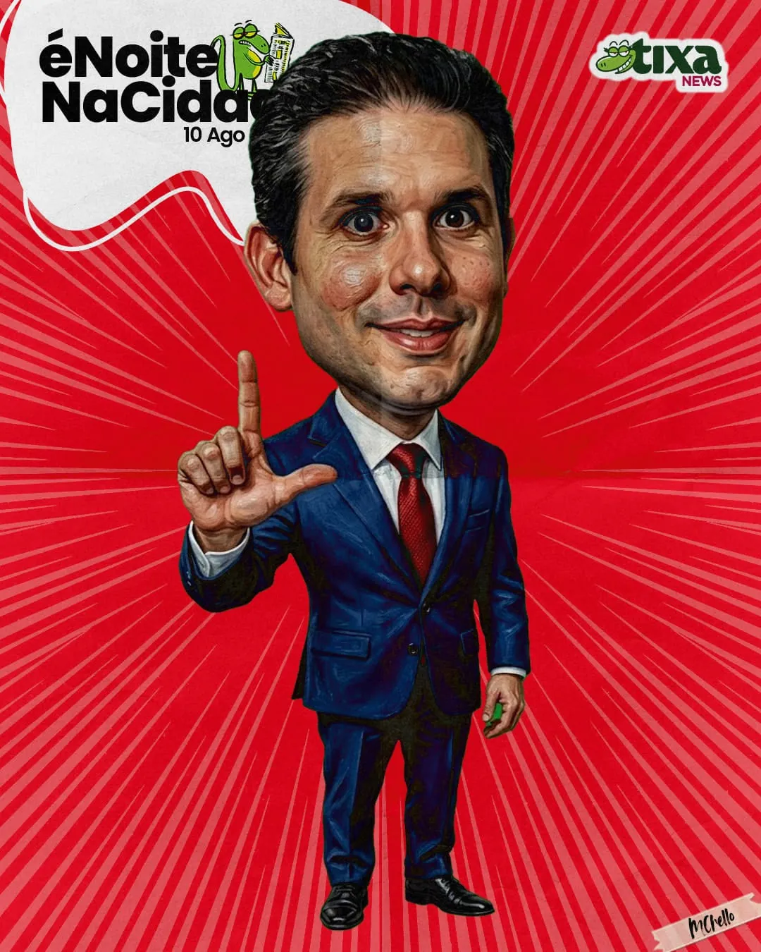 Capa: Huguito fez o L