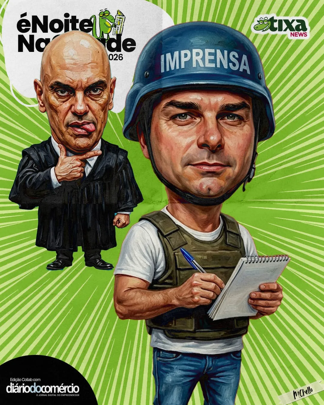 Capa: Lá vem o Xandão