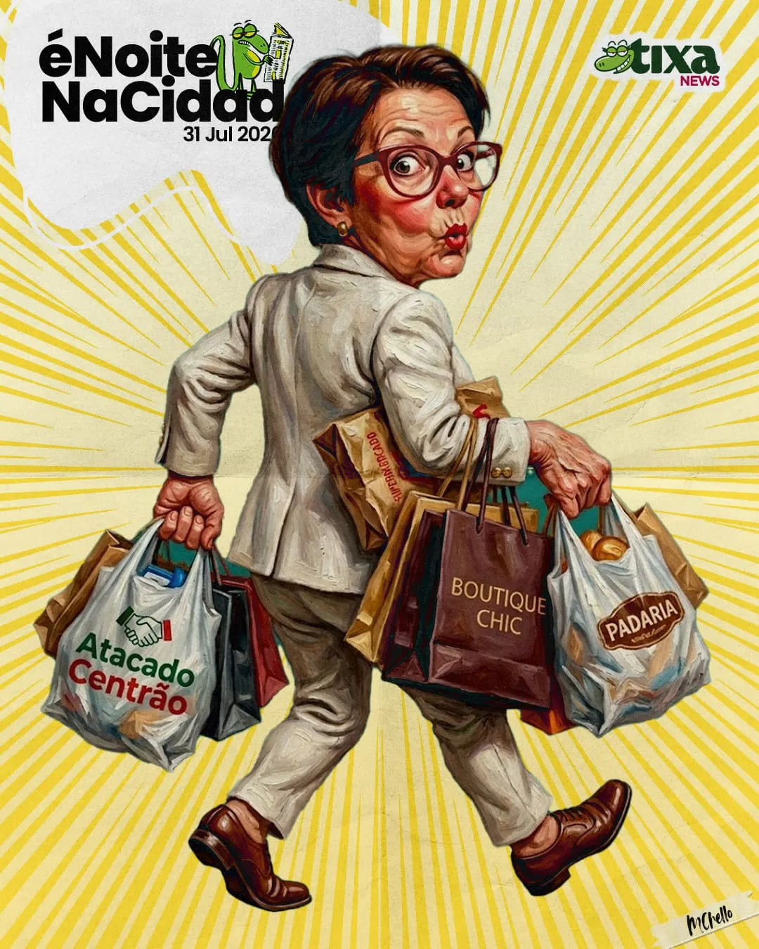 Capa: Foi-se a Tereza com as compras
