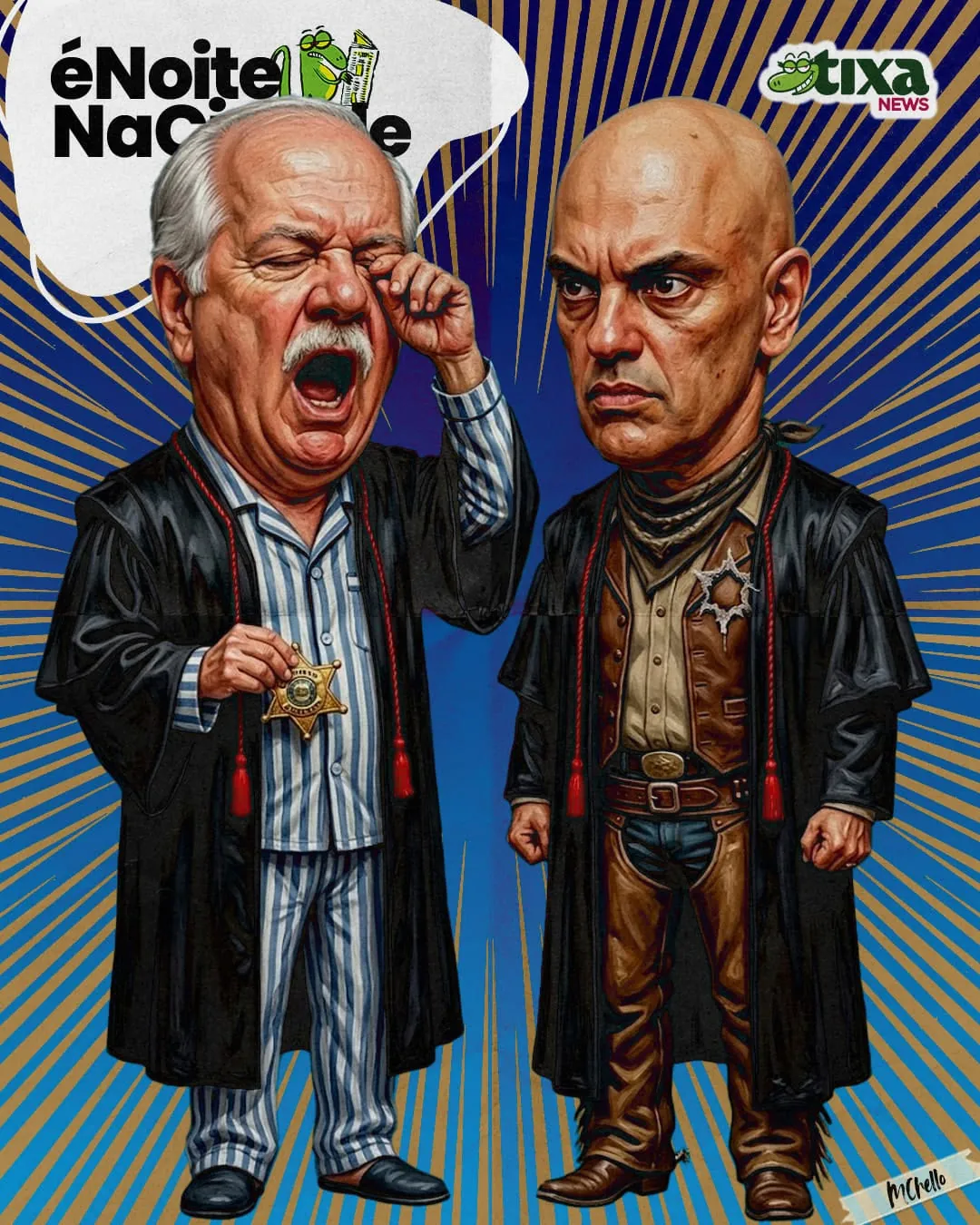 Capa: Acordaram o Fachin! Xandão não é mais xerife!