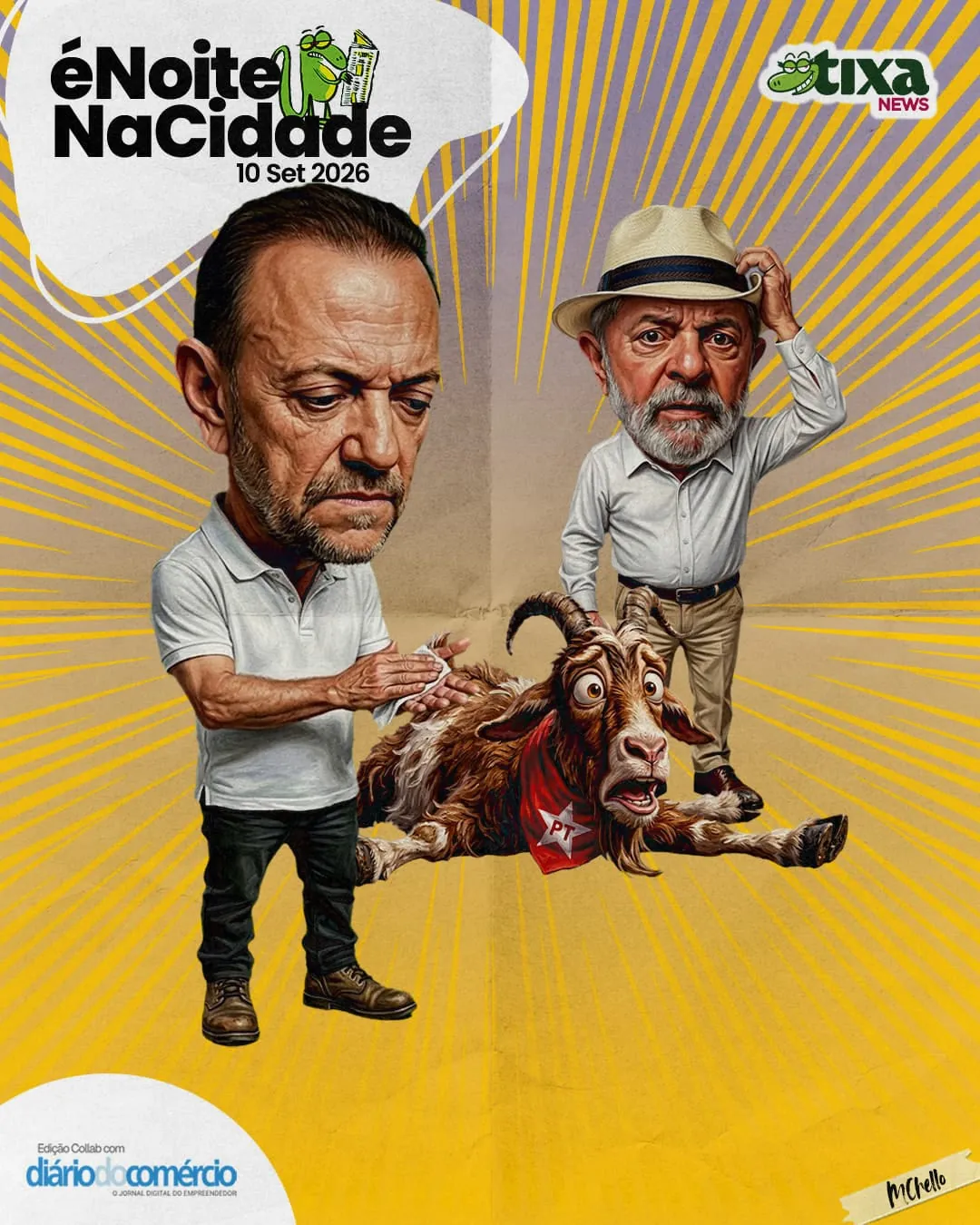 Capa: O presidente do PT bota o bode na sala da campanha de Lula