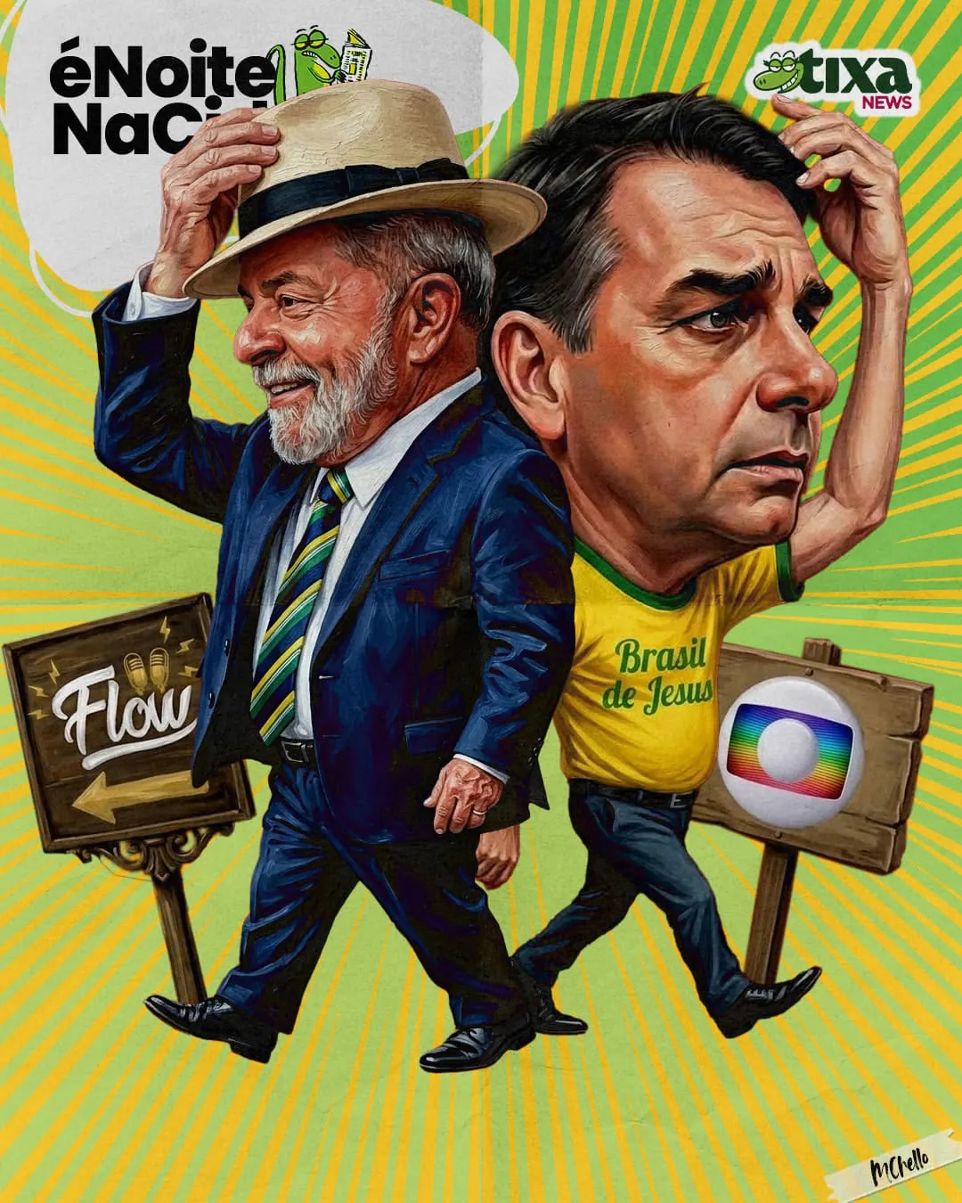 Capa: Lula vai no Flow e Flavitcho pra Globo