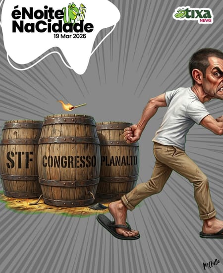 Atenção, começou.